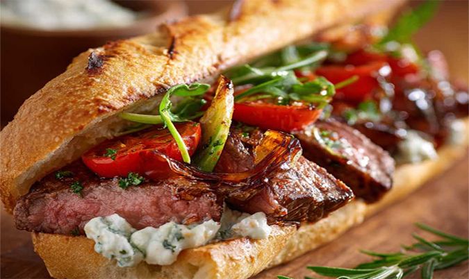 Plain Steak Sandwich