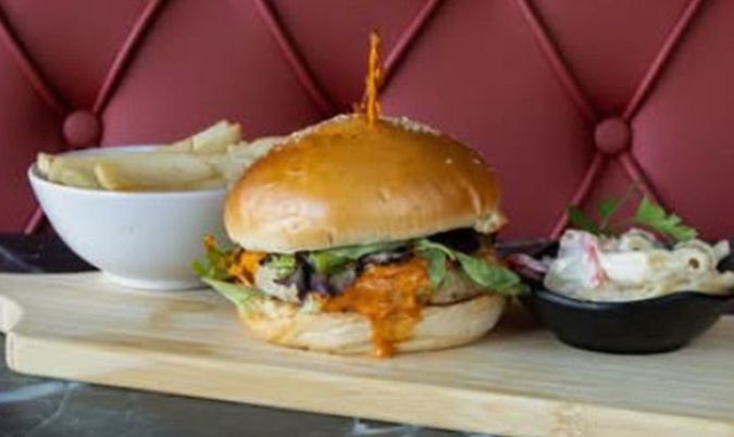 UFO Chicken Tikka Burger
