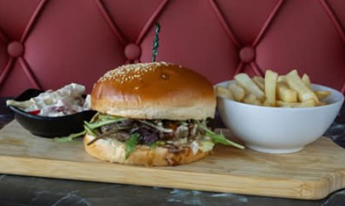 UFO Lamb Chapli Burger