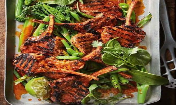 Tandoori lamb cutlets