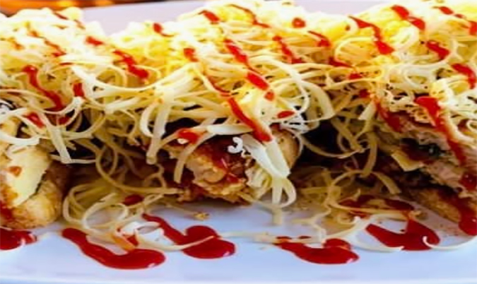 Cheese Vegetable Grill Sandwich