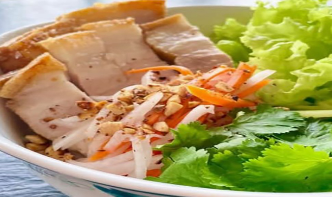 Crispy Pork Noodle Salad