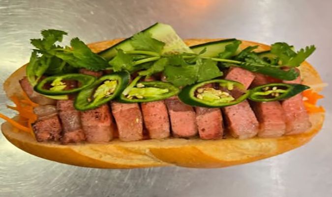 Vegan Pork Belly Banh Mi