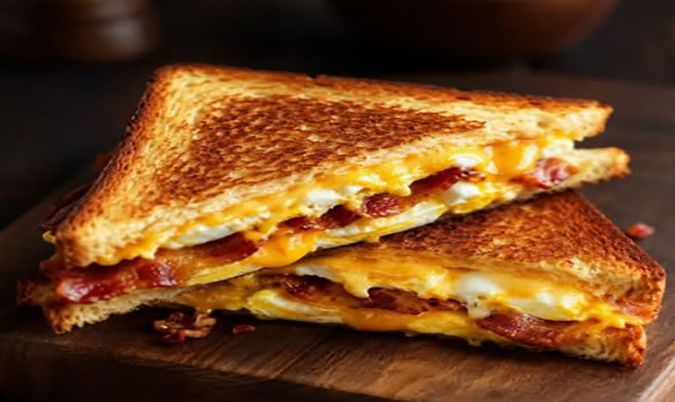 Bacon egg cheese Toastie