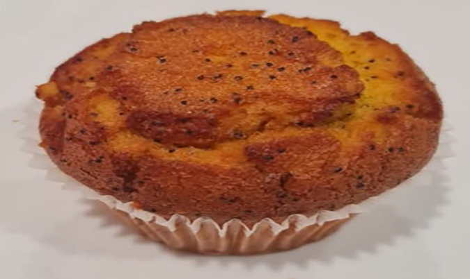 Orange and Poppy Seed Muffin