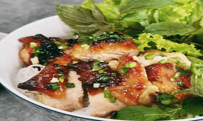 BBQ Chicken Noodles Salad