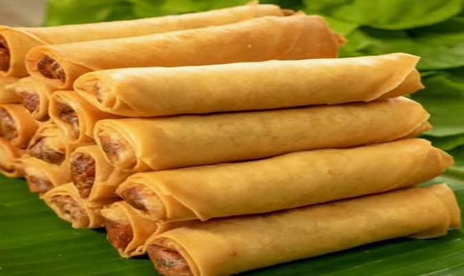 Vegetarian Spring rolls (4)