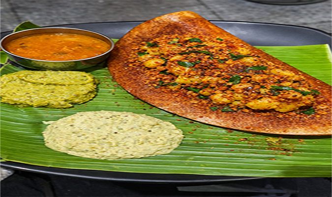 Ghee Roast Masala Dosa