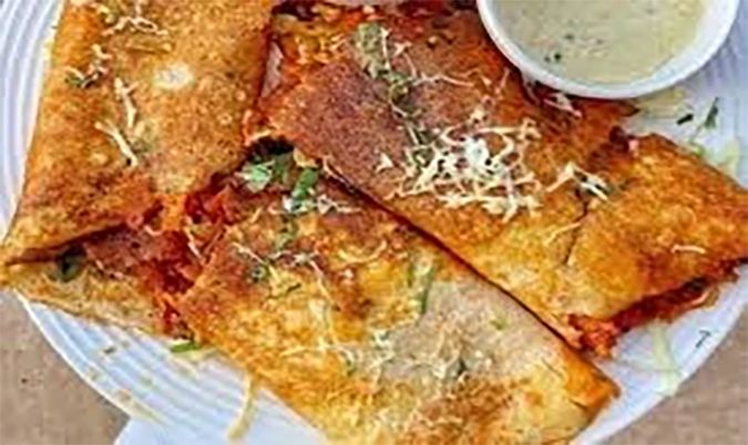 Ghee Roast Paneer Dosa