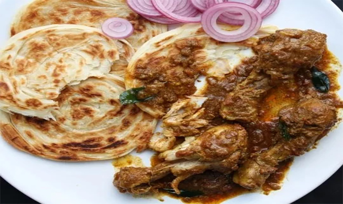 Flaky Parotta with Chicken Curry (FRI - SUN ONLY)
