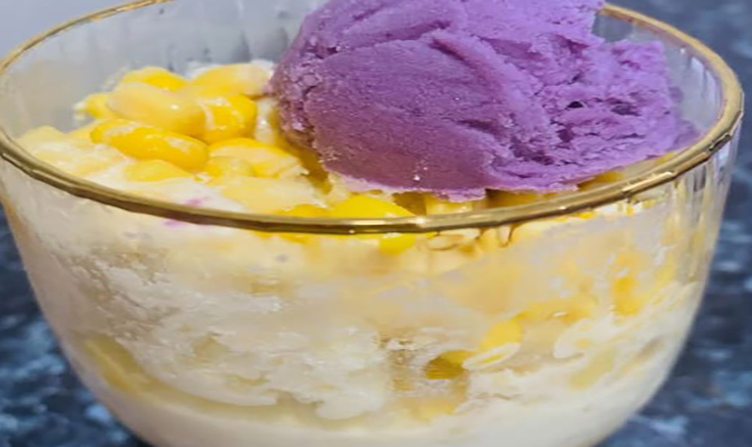 Mais Con Yelo with Ube Ice Cream