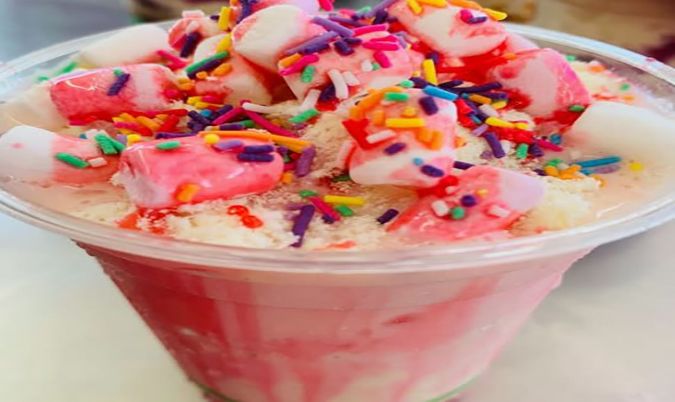 Strawberry Ice Scramble