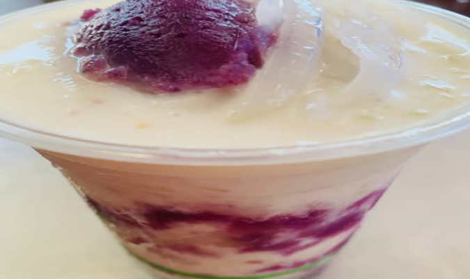Iced Ube Macapuno