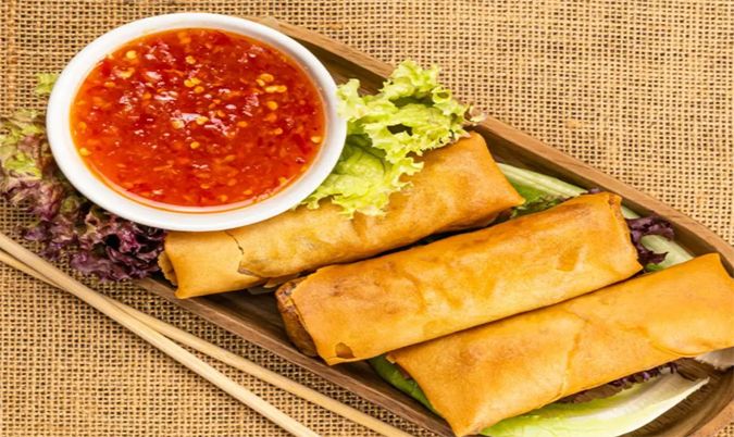 House Made Thai Chicken Spring Rolls