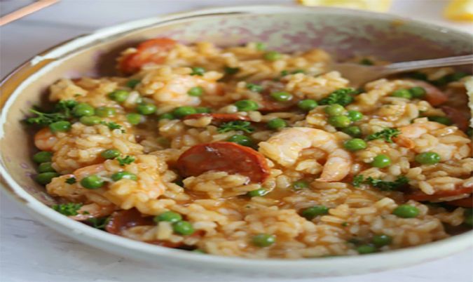 Prawns & Chorizo Risotto