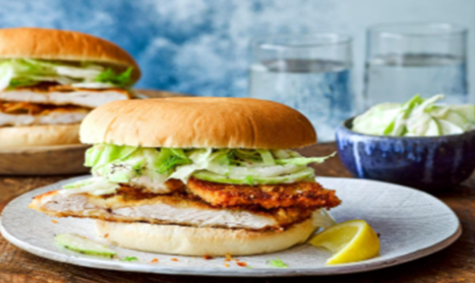 Chicken Schnitzel Burger