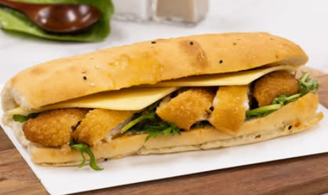 Chicken Schnitzel Panini