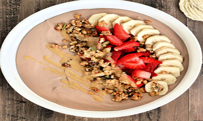 Choc Nut Protein Bowl