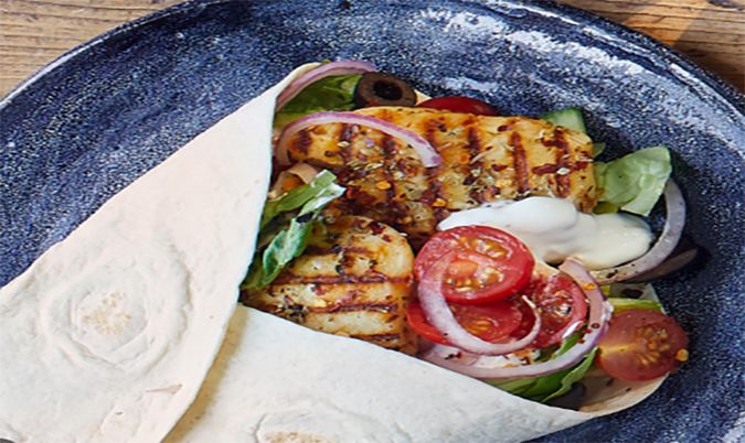 Halloumi Wrap