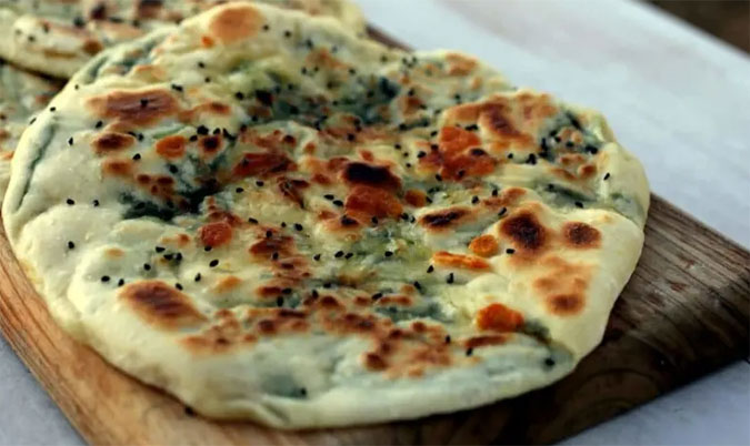 Cheese and Gralic Naan