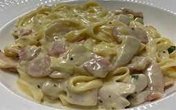 Fettuccini Chicken Carbonara