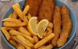 2 Piece Fish & 400g Chips With Sauce
