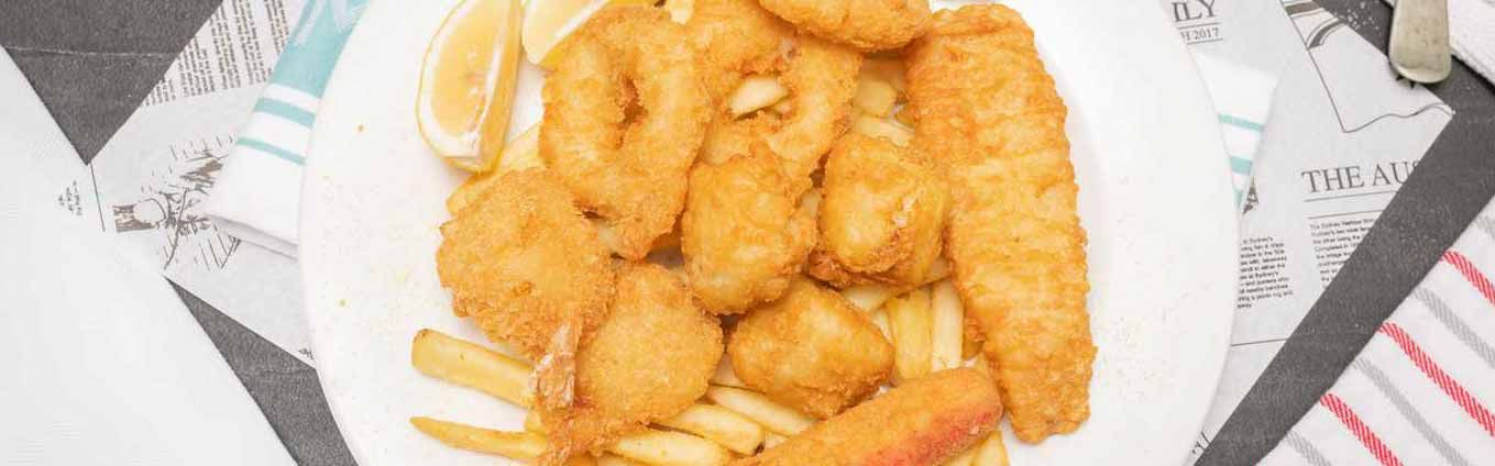 Seafood Basket and Chips
