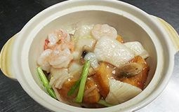 Seafood and Beancurd Hot Pot