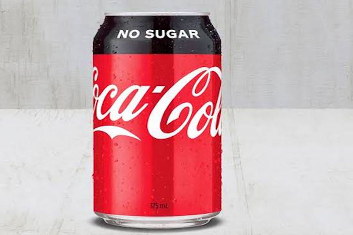 Coke No Sugar 375ml Can
