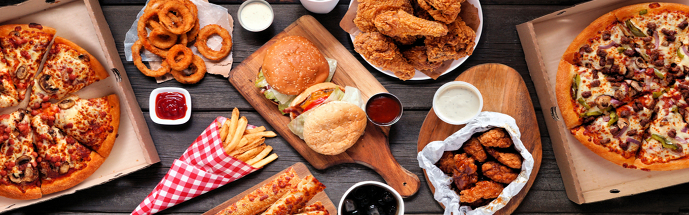 Extra loaded pizza and burgers Menu