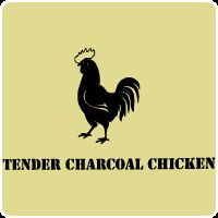 Tender charcoal chicken
